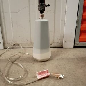 Modern Gray and Cream Table Lamp